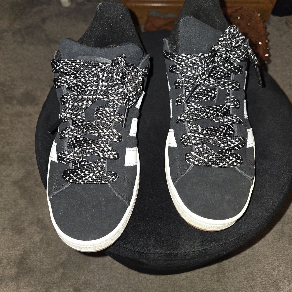 Adidas Campus Black and White Shoes